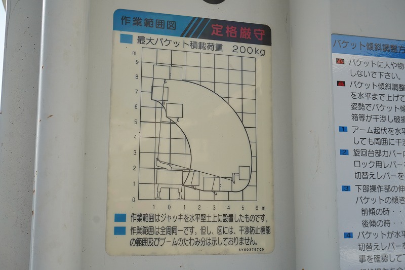 デュトロ　「４ＷＤ」　高所作業車　アイチ製（ＳＥ０８Ｃ）　積載５００ｋｇ　最大地上高８ｍ　ＦＲＰバケット　先端屈折アーム　ブーム自動格納　バケット積載荷重２００ｋｇ　ジョイスティックタイプ　アワーメーター：１９７３ｈ　バックカメラ　坂道発進補助　左電格ミラー　通信工事仕様！５速ＭＴ！希少車！32