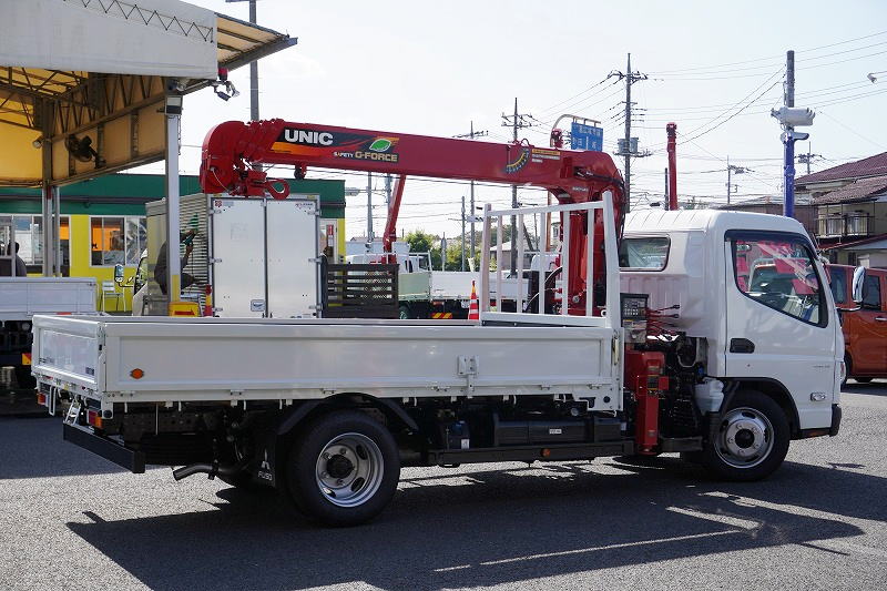 （未使用）　キャンター　「標準幅　ロング」　４段クレーン　積載３０００ｋｇ　古河ユニック製　ラジコン　フックイン　２．９３ｔ吊　セイコーラック　左電格ミラー　坂道発進補助　ＬＥＤヘッドライト＆フォグランプ　スマートキー　衝突軽減ブレーキ　車線逸脱警報　５速ＭＴ！　車検「R７年４月まで！」6