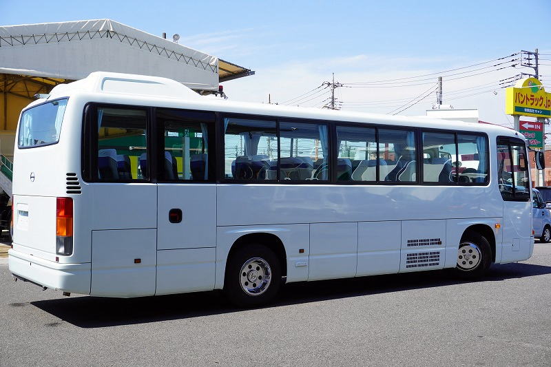 日野　メルファ　デラックス　送迎バス　４５人乗り　自動ドア　１ドア　総輪エアサス　モケットシート　プレヒーター　扉ガラスヒーター　ルームラック　換気扇　バックカメラ　坂道発進補助　メッキホイールライナー　ミラーヒーター　ＥＴＣ２．０　ワンオーナー！ＡＴ車！6