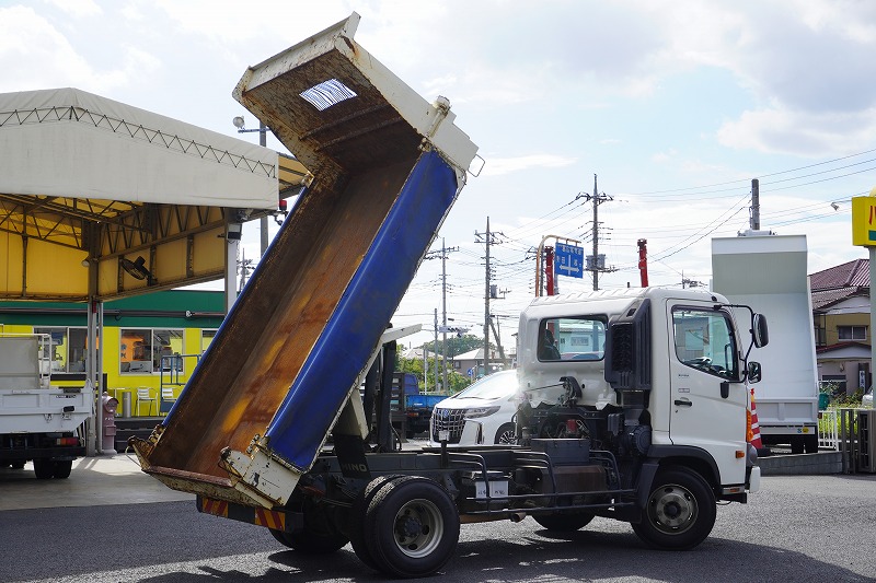 レンジャー　４トン　「ベッドレス」　強化ダンプ　一方開　新明和製　積載３７００ｋｇ　電動コボレーン　鳥居アングル補強　ダンプピン　ＥＴＣ　ＡＴ車！23