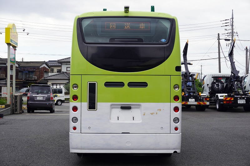 日野　ポンチョ　ショート　路線バス　２４人乗り　１４座席　立ち席有り　１ドア　自動ドア　ノンステップ　総輪エアサス　車椅子固定器具一基分付き　車椅子用簡易スロープ　電光掲示板　運賃箱　バックカメラ　フォグランプ　ＡＴ車！希少車！！2