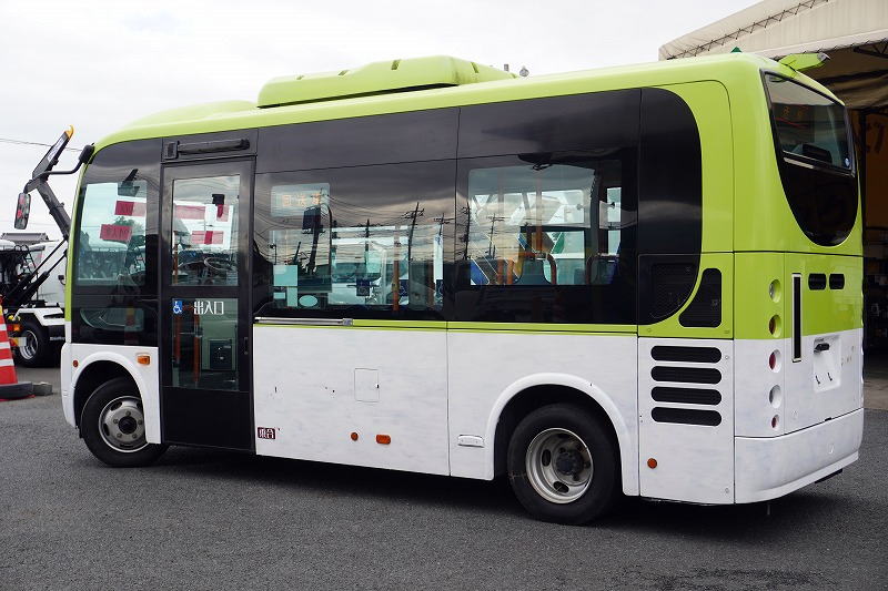 日野　ポンチョ　ショート　路線バス　２４人乗り　１４座席　立ち席有り　１ドア　自動ドア　ノンステップ　総輪エアサス　車椅子固定器具一基分付き　車椅子用簡易スロープ　電光掲示板　運賃箱　バックカメラ　フォグランプ　ＡＴ車！希少車！！5