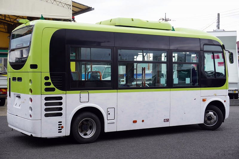 日野　ポンチョ　ショート　路線バス　２４人乗り　１４座席　立ち席有り　１ドア　自動ドア　ノンステップ　総輪エアサス　車椅子固定器具一基分付き　車椅子用簡易スロープ　電光掲示板　運賃箱　バックカメラ　フォグランプ　ＡＴ車！希少車！！6