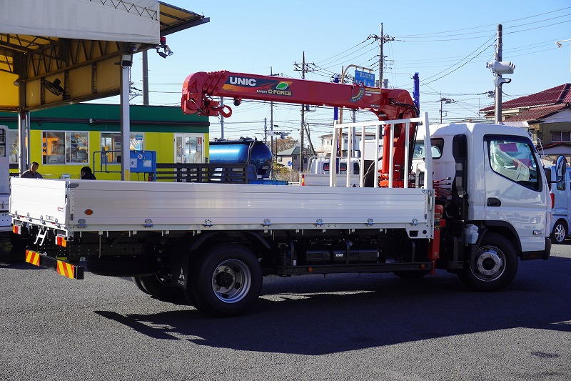 （未使用）　キャンター　「ワイド超ロング」　４段クレーン　積載３４００ｋｇ　アルミブロック　古河ユニック製　ラジコン　フックイン　２．９３ｔ吊　ＥＴＣ２．０　坂道発進補助　左電格ミラー　ＬＥＤヘッドライト＆フォグランプ　スマートキー　衝突軽減ブレーキ　車線逸脱警報　５速ＭＴ！　車検「Ｒ８年３月まで！」6