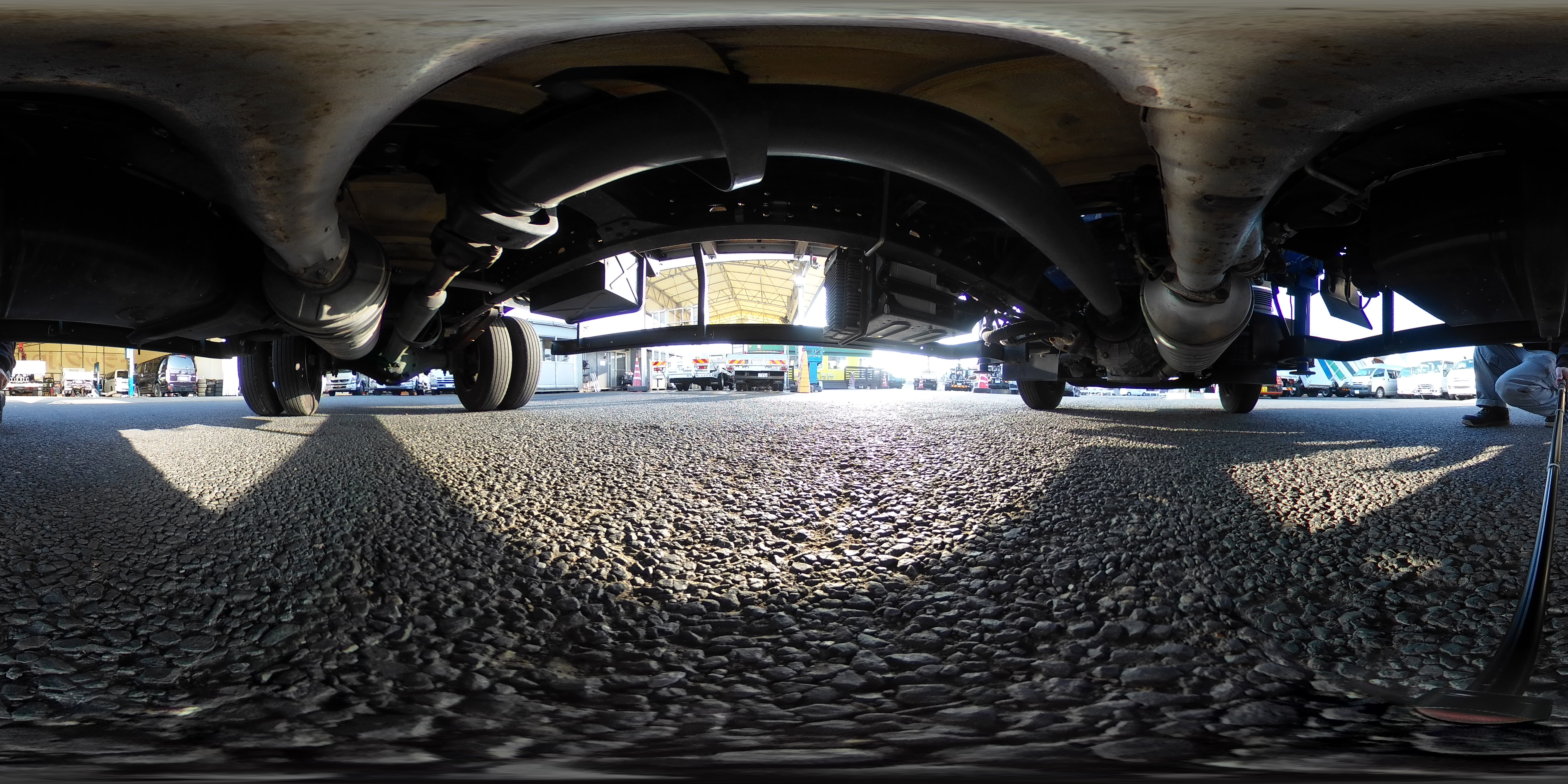 キャンター　「ワイド超ロング」　４段クレーン　積載３３５０ｋｇ　タダノ製　ラジコン　フックイン　２．９３ｔ吊　セイコーラック　フォグランプ　ＥＴＣ　キーレス　左電格ミラー　衝突軽減ブレーキ　車線逸脱警報　ワンオーナー！５速ＭＴ！　車検「Ｒ８年１月まで！」1