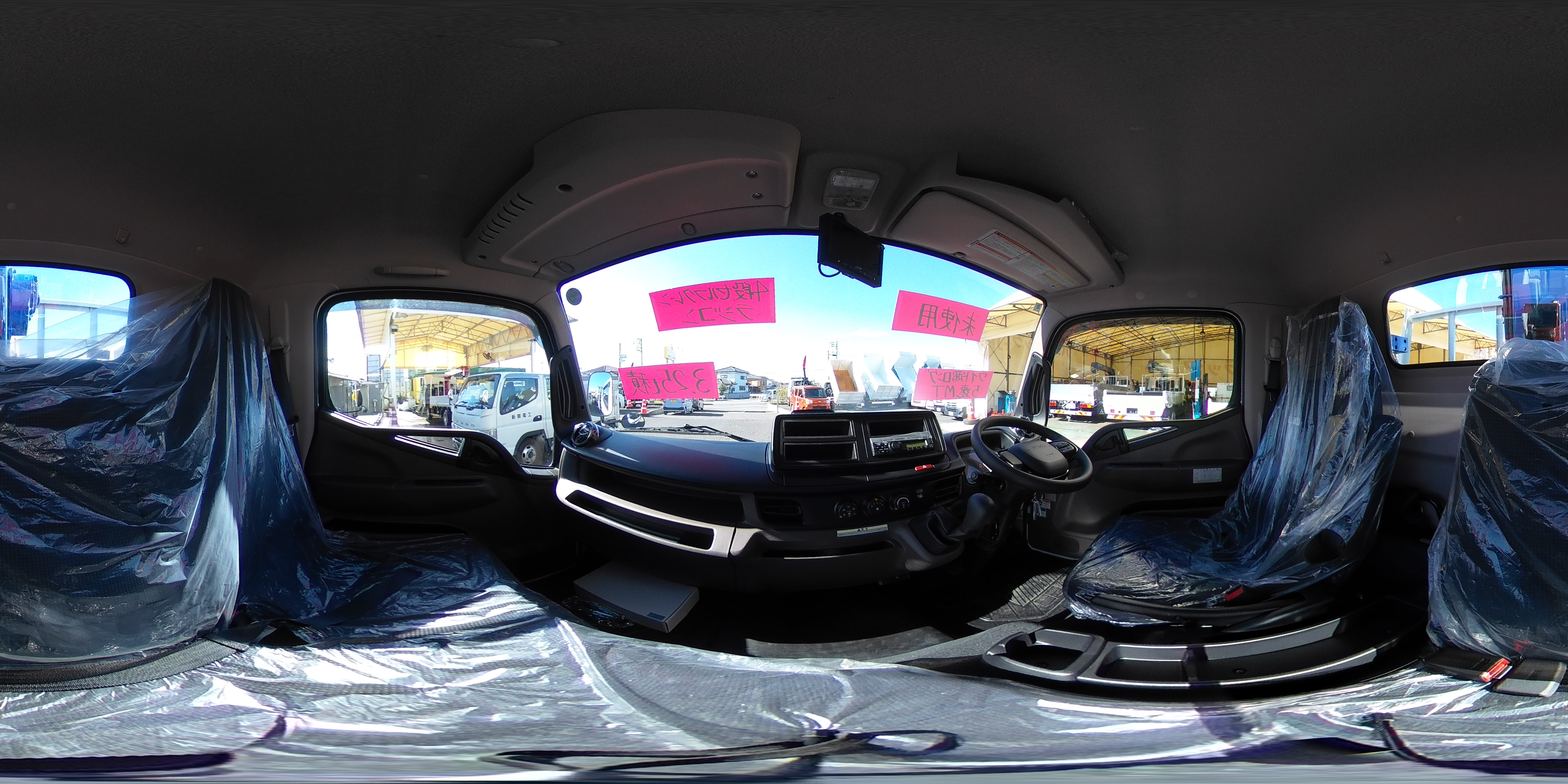 （未使用）　キャンター　「ワイド超ロング」　４段セルフクレーン　積載３２５０ｋｇ　タダノ製　ラジコン　フックイン　２．６３ｔ吊　左電格ミラー　バックカメラ　ＬＥＤヘッドライト＆フォグランプ　スマートキー　衝突軽減ブレーキ　車線逸脱警報　５速ＭＴ！　車検「Ｒ９年６月まで！」1