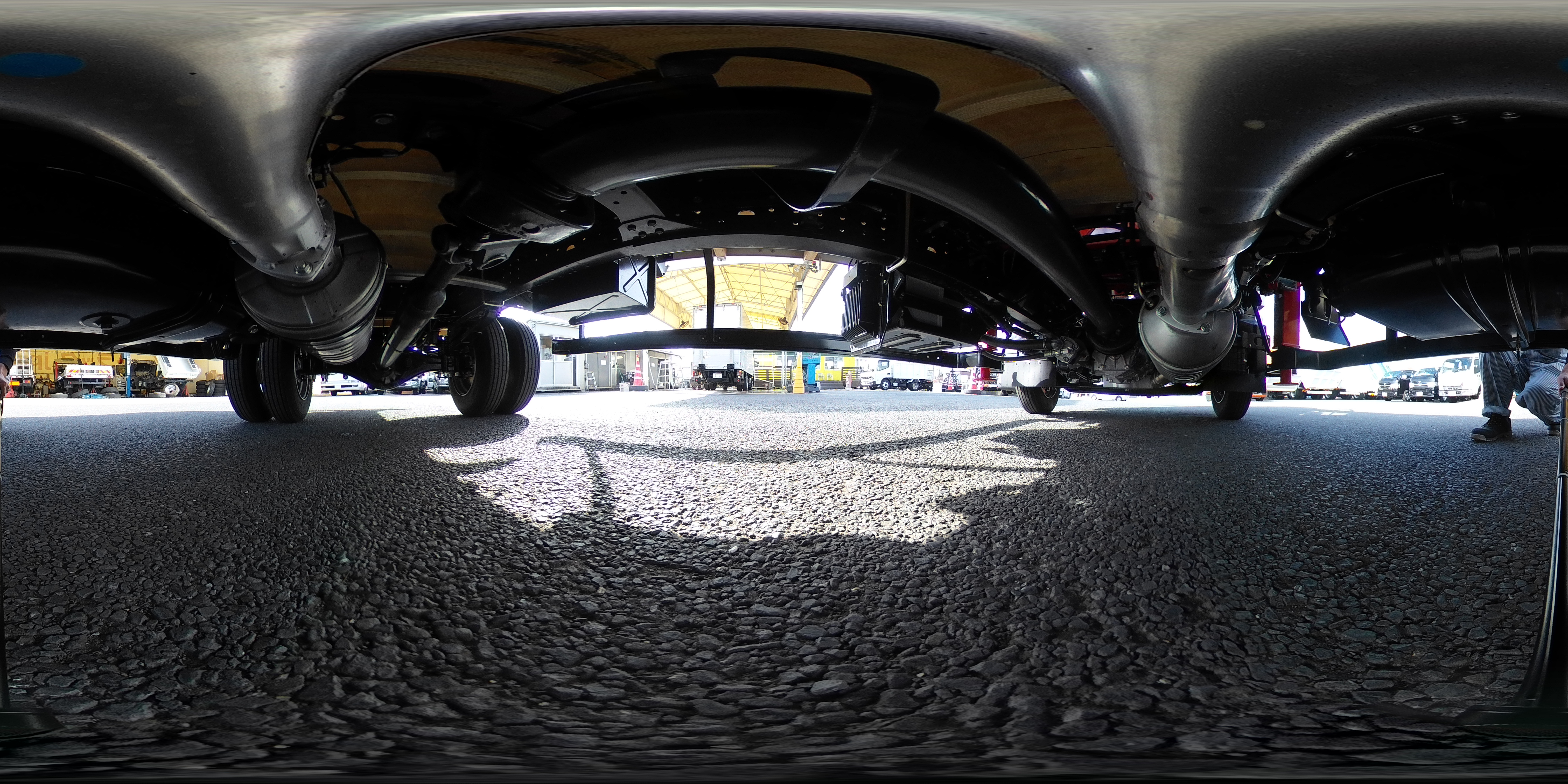 （未使用）　キャンター　「ワイド超ロング」　４段クレーン　積載３３５０ｋｇ　古河ユニック製　ラジコン　フックイン　２．９３ｔ吊　セイコーラック　バックカメラ　ＬＥＤヘッドライト＆ＬＥＤフォグランプ　左電格ミラー　スマートキー　衝突軽減ブレーキ　車線逸脱警報　５速ＭＴ！車検「Ｒ９年７月まで！」1