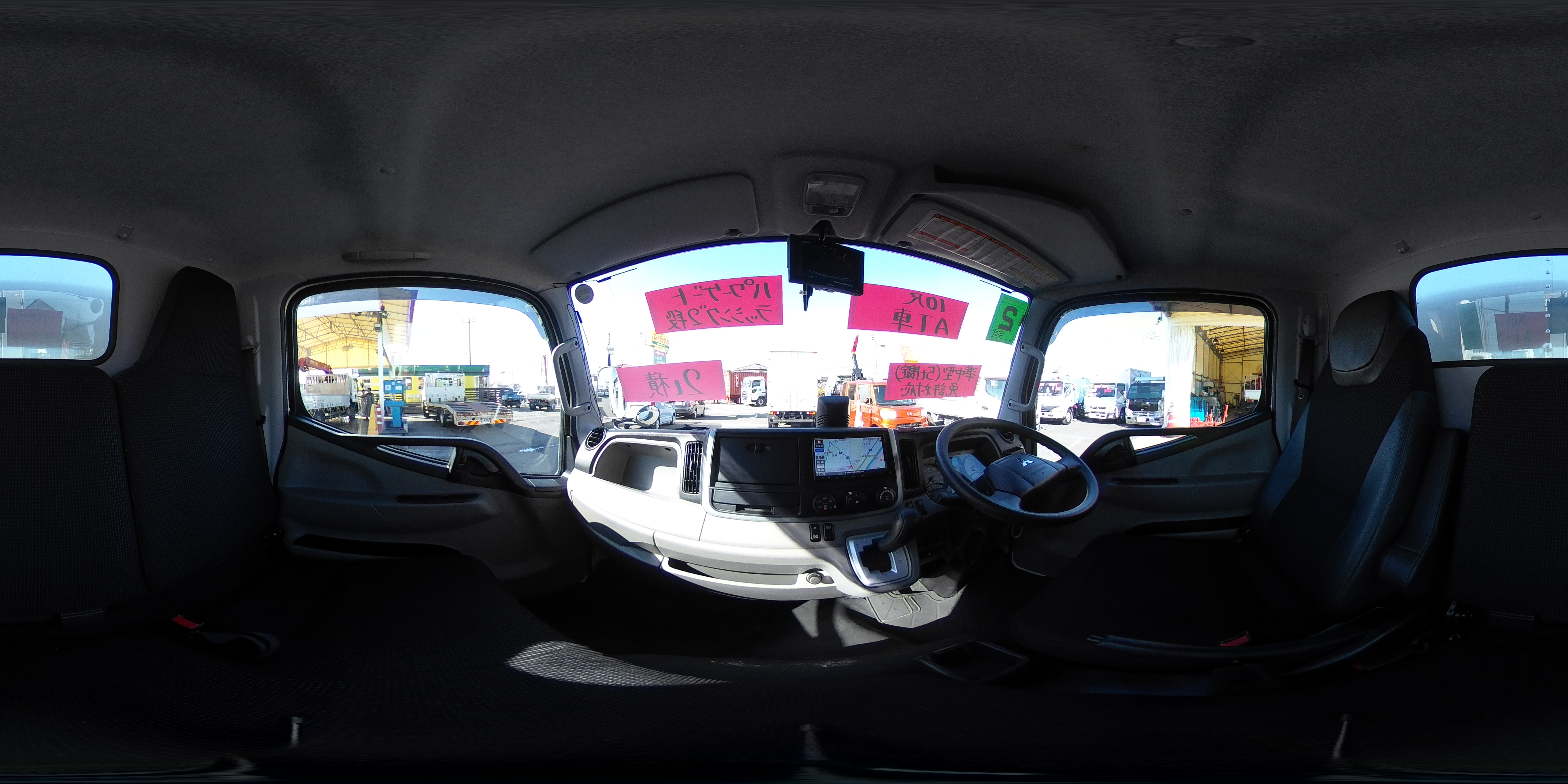 キャンター　１０尺　アルミバン　積載２０００ｋｇ　リア観音扉　垂直パワーゲート　ラッシング２段　左電格ミラー　バックカメラ　社外ナビ　フルセグＴＶ　ＥＴＣ　フォグランプ　衝突軽減ブレーキ　車線逸脱警報　パブコ製　ＡＴ車！準中型（５トン限定）免許対応！希少車！！1