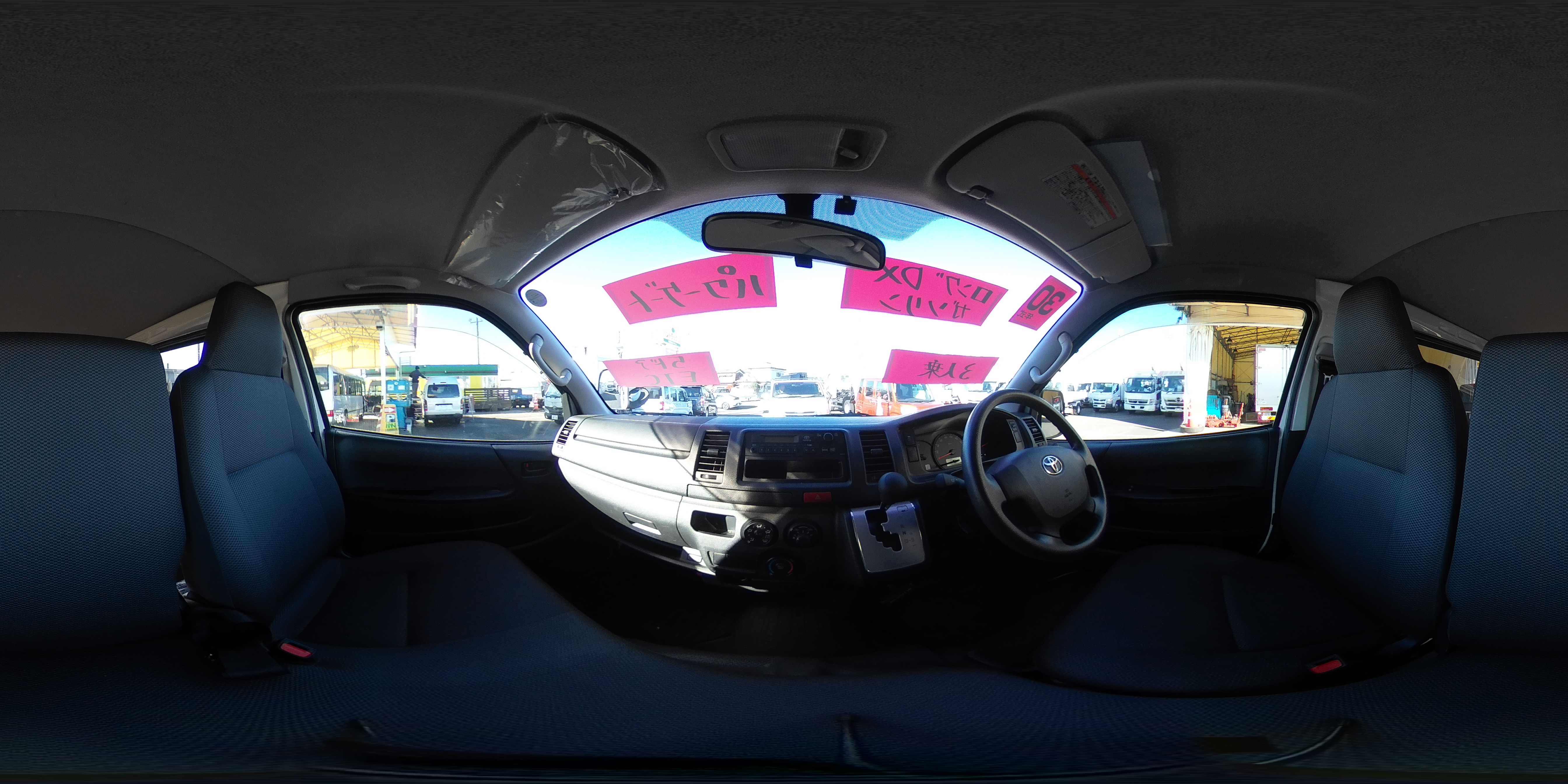 ハイエース　ロング　ＤＸ　５ドア　ガソリン車　３人乗り　トヨタ車体製パワーゲート　ＥＴＣ　キーレス　ワンオーナー！ＡＴ車！　車検「Ｒ８年１０月まで！」0