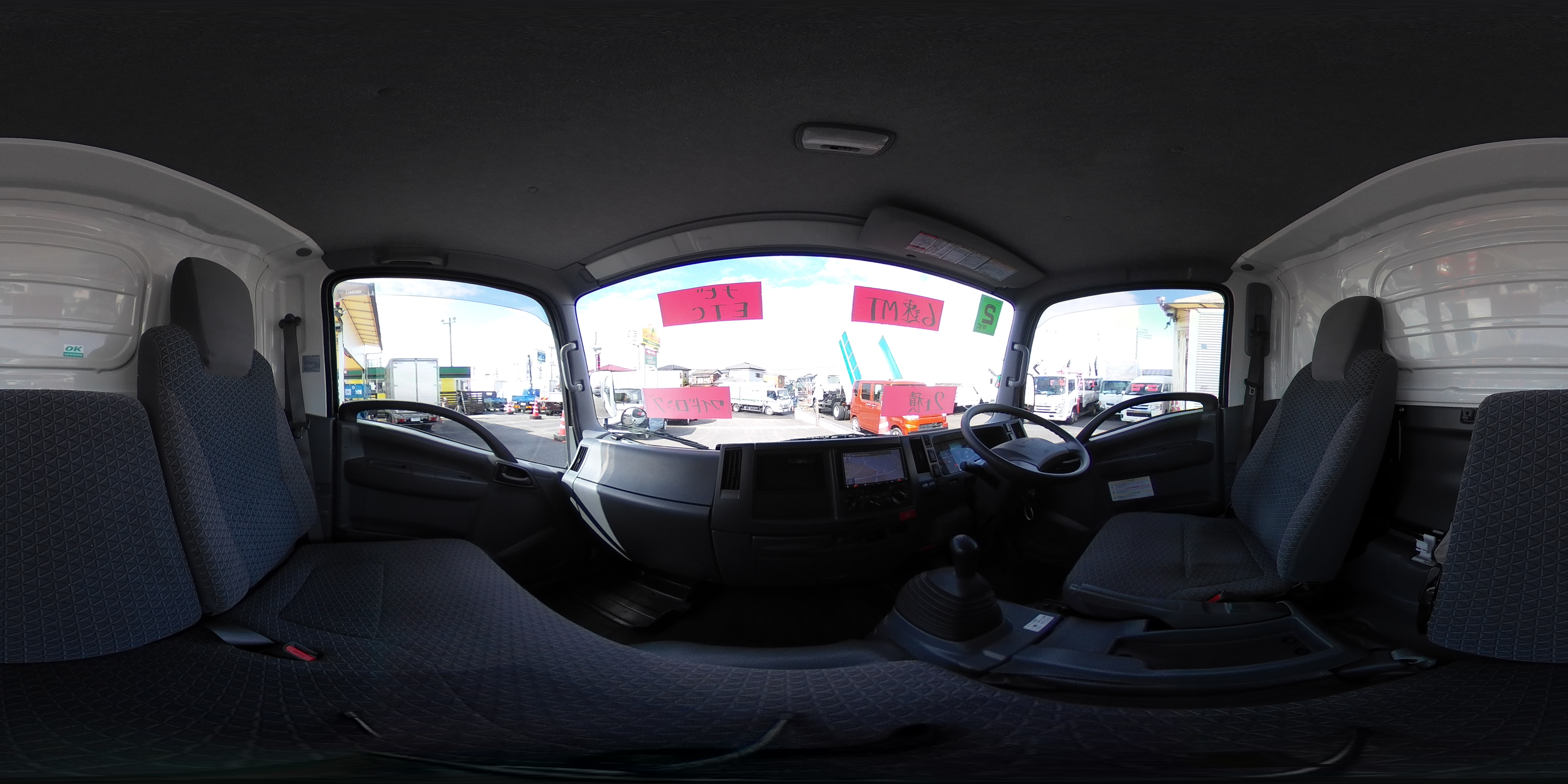 エルフ　「ワイドロング」　アルミバン　積載２０００ｋｇ　社外ナビ　ＥＴＣ　坂道発進補助　日本フルハーフ製　６速ＭＴ！0