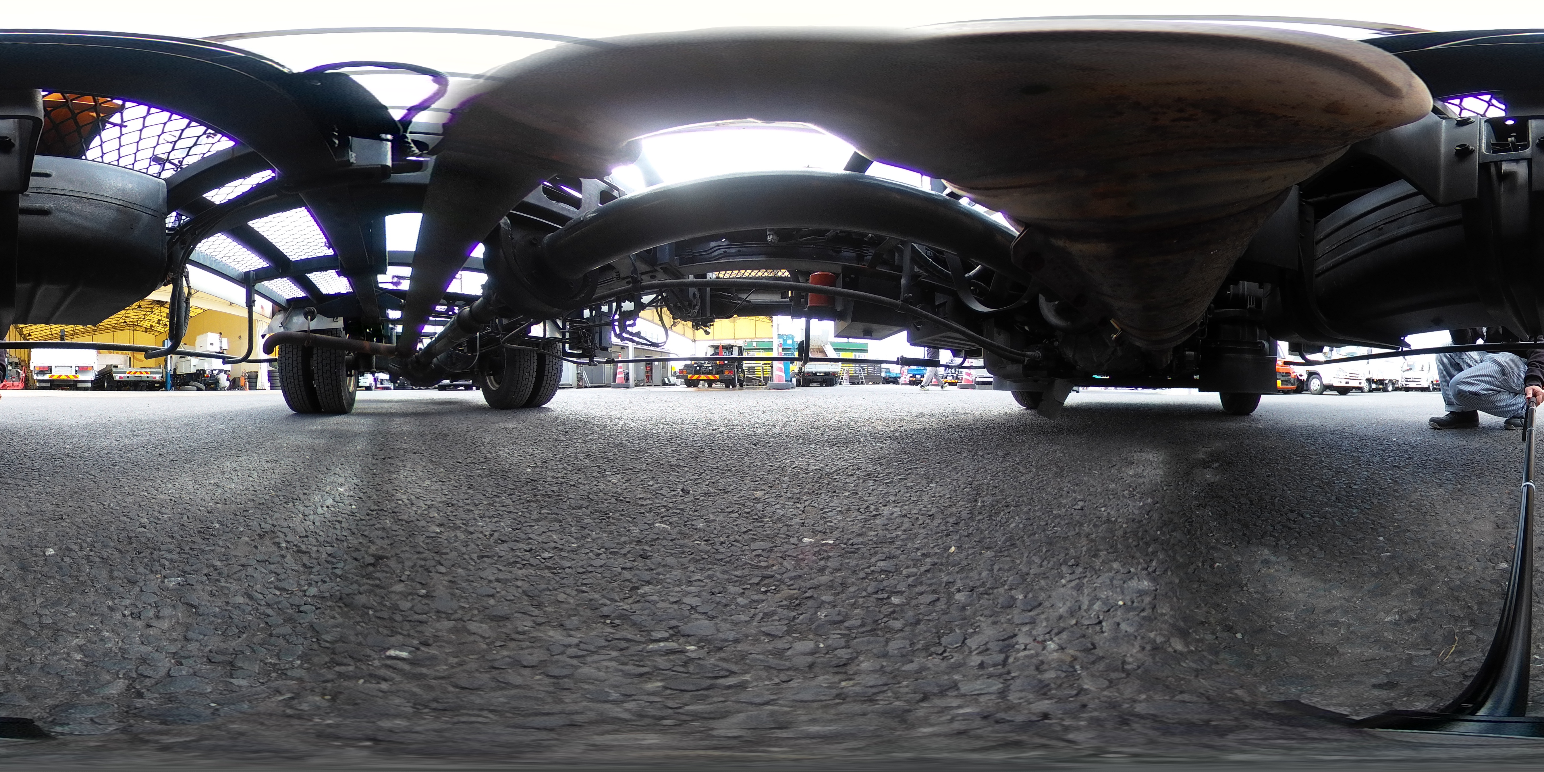 トヨエース　「ワイド超ロング」　キャリアカー　２台積　積載３４５０ｋｇ　古河ユニック製　ラジコン無し　ウインチ　油圧リアゲート　ＥＴＣ　坂道発進補助　左電格ミラー　６速ＭＴ！　AK0