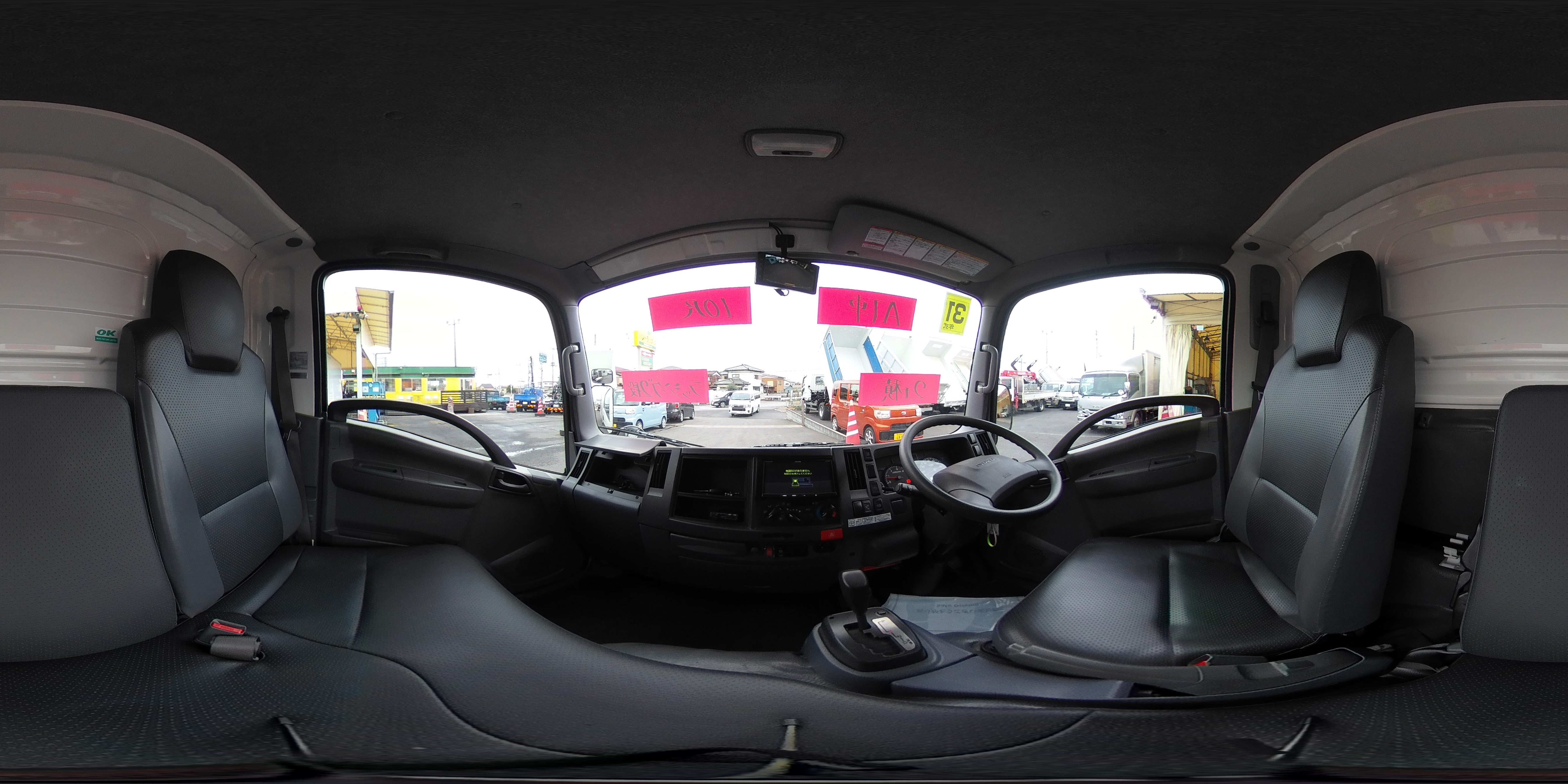 エルフ　１０尺　アルミバン　積載２０００ｋｇ　ラッシング２段　バックカメラ　ＥＴＣ　全高約２．８ｍ　パブコ製　全低床　ＡＴ車！0