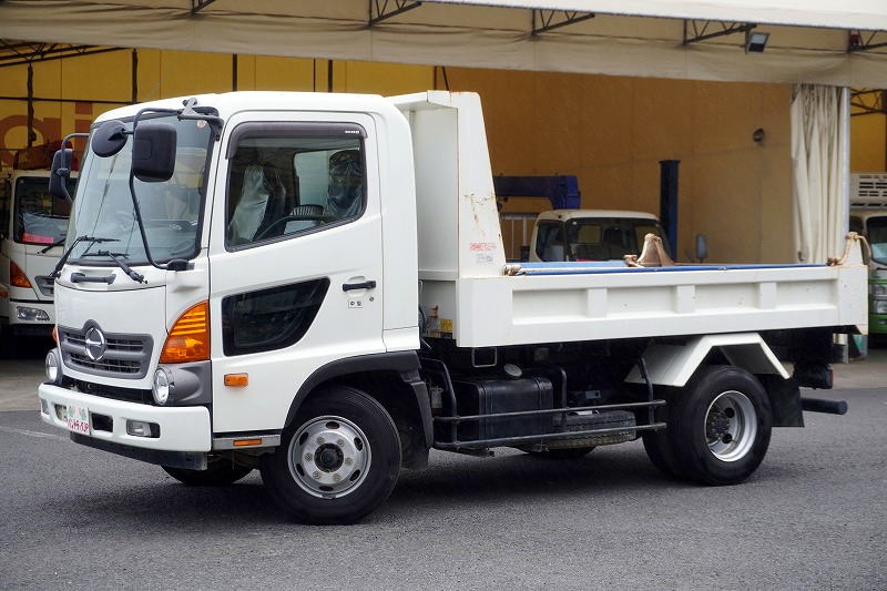 レンジャー　４トン　「ベッドレス」　強化ダンプ　一方開　極東製　積載３５００ｋｇ　手動コボレーン　鳥居アングル補強　ダンプピン　アユミ板掛け　ＥＴＣ　ＡＴ車！