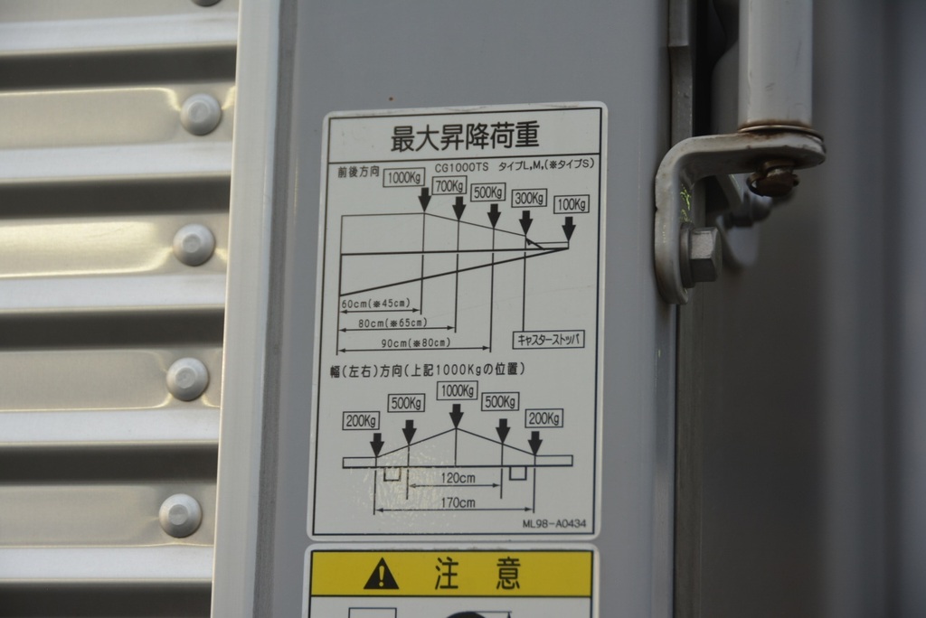 エルフ　「ワイドロング」　アルミバン　積載３０００ｋｇ　格納パワーゲート付き　サイドドア　ラッシング２段　荷室床シマ板張り　バックカメラ　６速ＭＴ！20