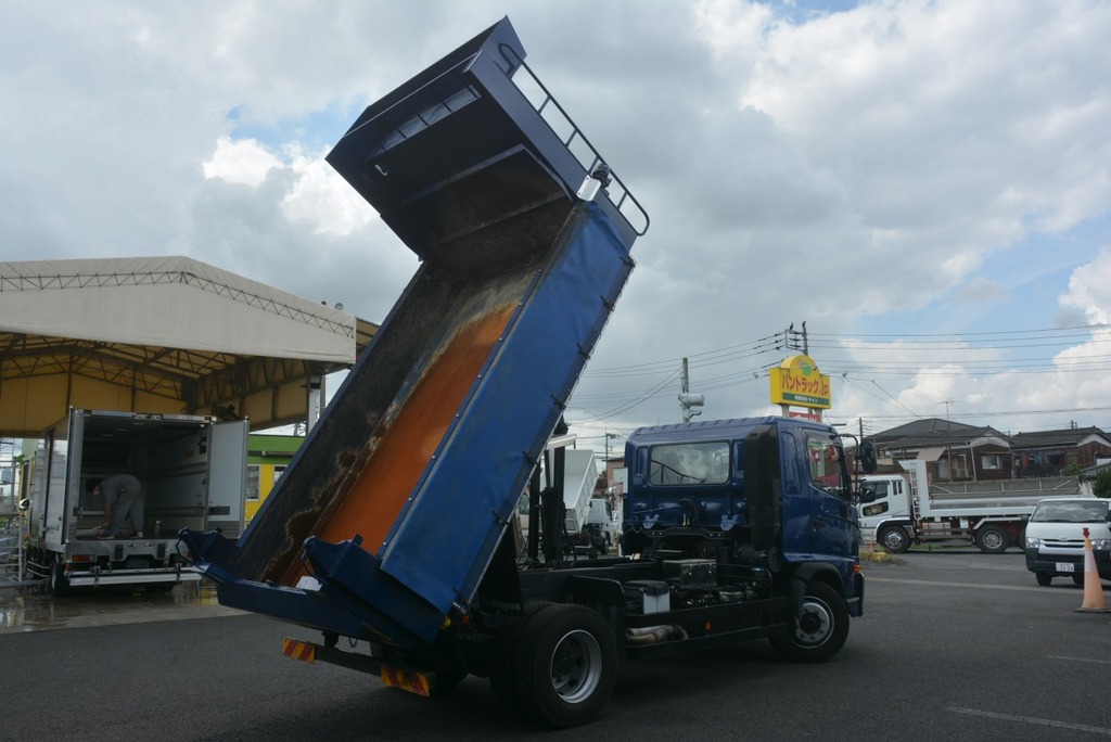 レンジャー　増トン　「ベッド付き」　土砂ダンプ　積載７０００ｋｇ　電動コボレーン　新明和製　一方開　可動式リアバンパー　ＳＵＳ製コボレーン枠＆リアフェンダー　６速ＭＴ！　車検付「令和４年６月」まで！38