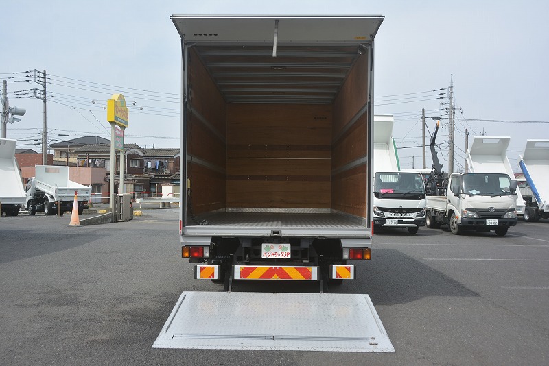 エルフ　「ワイドロング」　アルミバン　積載２０００ｋｇ　跳ね上げ式　パワーゲート付き　バックカメラ　導風板　荷台シマ板張り　フォグランプ　日本フルハーフ製　通気口　ＡＴ車！車検「Ｒ５年１月まで！」16