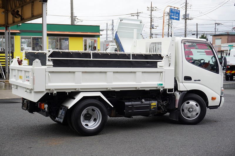 デュトロ　「標準幅」　強化　ローダーダンプ　積載３０００ｋｇ　花見台製　三方開　手動コボレーン　鳥居ツノ出し　ダンプピン　坂道発進補助　ＥＴＣ　左電格ミラー　５速ＭＴ！車検「Ｒ５年３月まで！」6