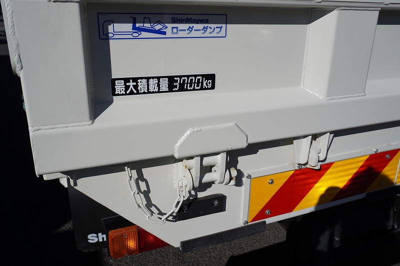 デュトロ　「ワイド」　強化　ローダーダンプ　新明和製　積載３７００ｋｇ　三方開　手動コボレーン　ダンプピン　スライド用ラジコン　６速ＭＴ！高年式！低走行！車検「Ｒ５年８月まで！」24