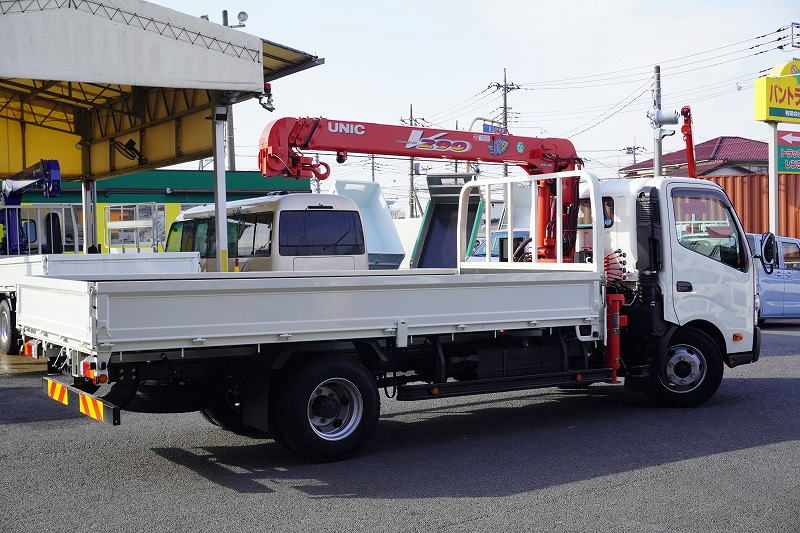 ダイナ　「ワイドロング」　４段クレーン　古河ユニック製　積載３０００ｋｇ　ラジコン無し　フックイン　２．９３ｔ吊　セイコーラック　床フック３対　左電格ミラー　ＥＴＣ　フォグランプ　低走行！ワンオーナー！６速ＭＴ！車検「Ｒ５年９月まで！」6