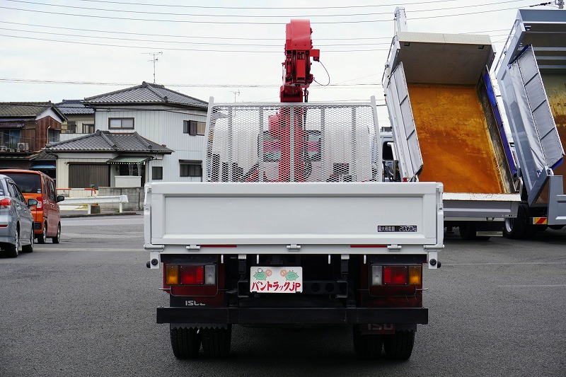 エルフ　「標準幅　ロング」　４段クレーン　古河ユニック製　積載２０００ｋｇ　ラジコン　フックイン　２．９３ｔ吊　差し違いアウトリガー　セイコーラック　床フック３対　ＥＴＣ　鳥居金網張り　坂道発進補助　左電格ミラー　フォグランプ　６速ＭＴ！2