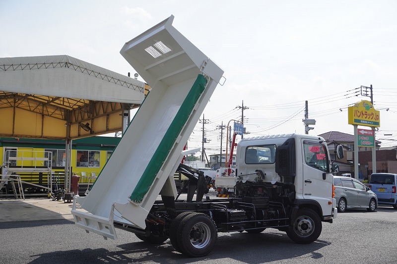 レンジャー　４トン　「ベッドレス」　強化ダンプ　一方開　極東製　積載３６００ｋｇ　手動コボレーン　鳥居アングル補強　社外リアバンパー　６速ＭＴ！25